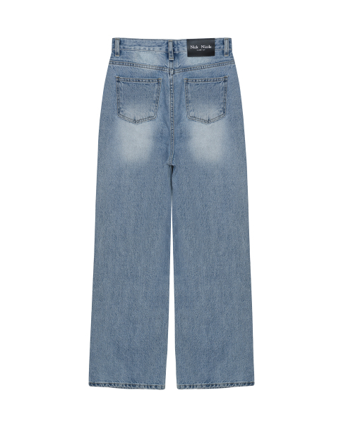 NICK&NICOLE(ニックアンドニコール)の「MINIMAL WASHING WIDE DENIM_BLUE(デニムパンツ・レディース・その他・SMALL/MEDIUM/LARGE)」の7枚目の写真