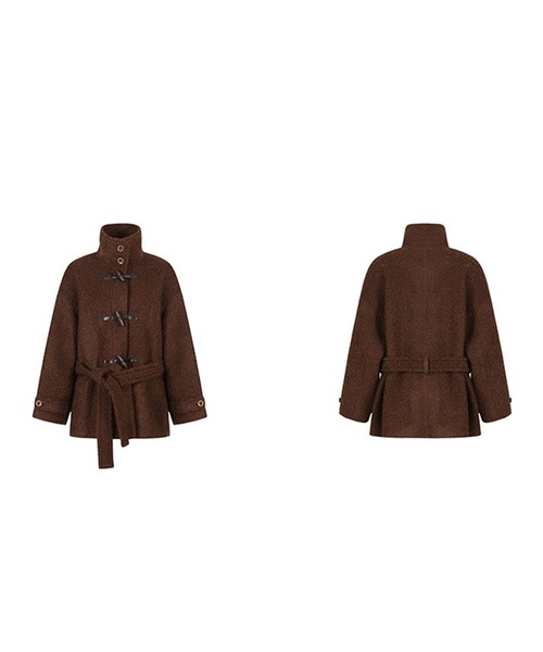 スタンドカラー プードルファーコート FD25W017【Fano Studios