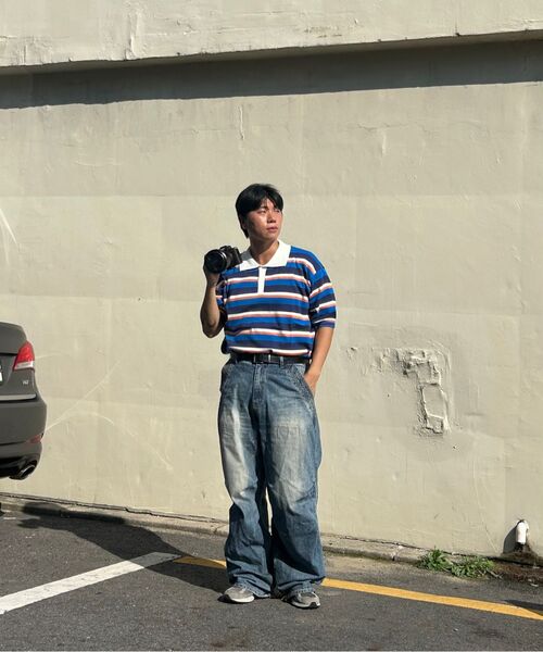 DNSR（ディーエヌエスアール）の「パラシュートワイドデニムブルー（デニムパンツ・メンズ・その他・X-LARGE/X-SMALL/SMALL/LARGE）」の6枚目の写真