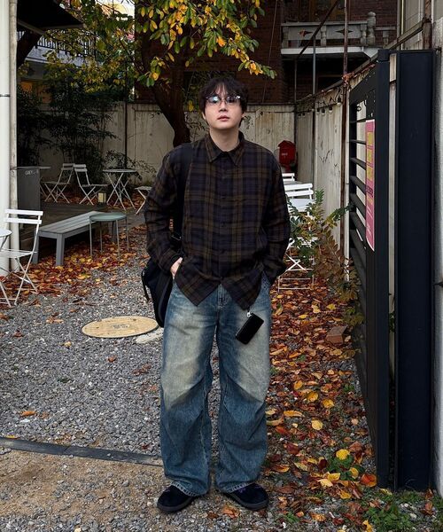 DNSR（ディーエヌエスアール）の「パラシュートワイドデニムブルー（デニムパンツ・メンズ・その他・X-LARGE/X-SMALL/SMALL/LARGE）」の12枚目の写真