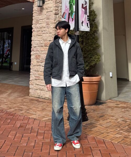 DNSR（ディーエヌエスアール）の「パラシュートワイドデニムブルー（デニムパンツ・メンズ・その他・X-LARGE/X-SMALL/SMALL/LARGE）」の13枚目の写真