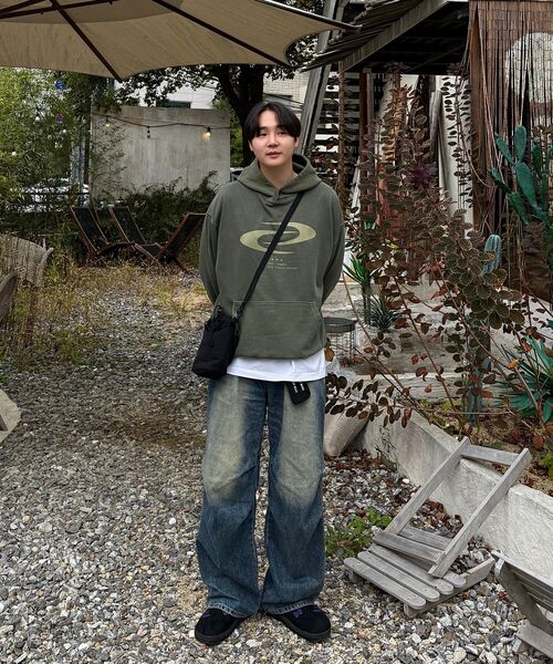 DNSR（ディーエヌエスアール）の「パラシュートワイドデニムブルー（デニムパンツ・メンズ・その他・X-LARGE/X-SMALL/SMALL/LARGE）」の15枚目の写真