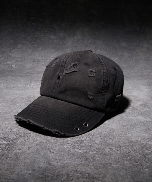 ADRER（アドラー）の「THE CAP -deep & wide frame- / ザ・キャップ -ディープ＆ワイドフレーム（キャップ・メンズ・ブラック/ブラック系1・FREE）」の11枚目の写真