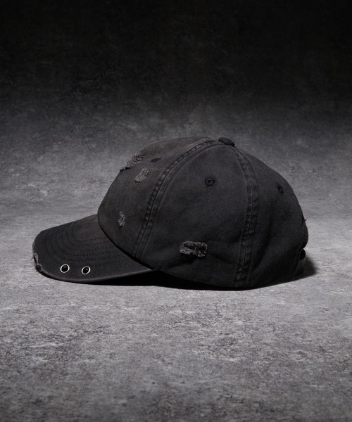 ADRER（アドラー）の「THE CAP -deep & wide frame- / ザ・キャップ -ディープ＆ワイドフレーム（キャップ・メンズ・ブラック/ブラック系1・FREE）」の12枚目の写真