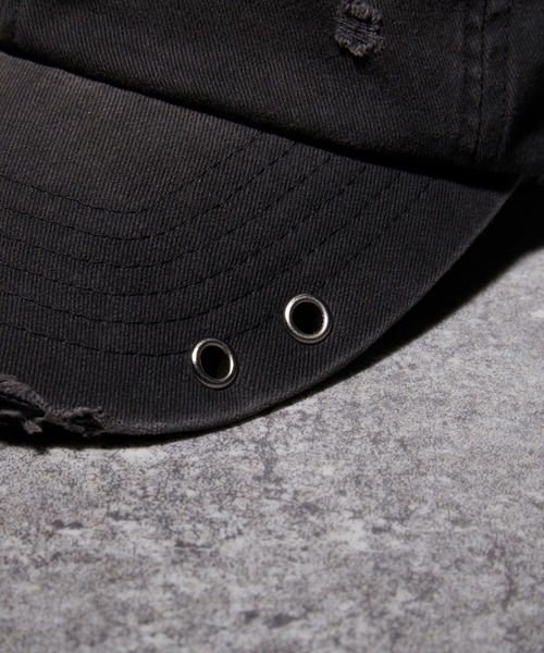 ADRER（アドラー）の「THE CAP -deep & wide frame- / ザ・キャップ -ディープ＆ワイドフレーム（キャップ・メンズ・ブラック/ブラック系1・FREE）」の16枚目の写真