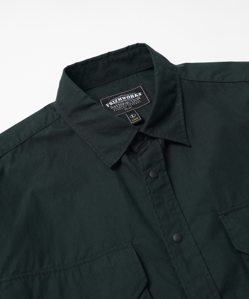 FRIZMWORKS（フリズムワークス）の「CN RIPSTOP FISHING HALF SHIRT _ DARK GREEN（シャツ/ブラウス・メンズ・その他・MEDIUM/LARGE）」の3枚目の写真