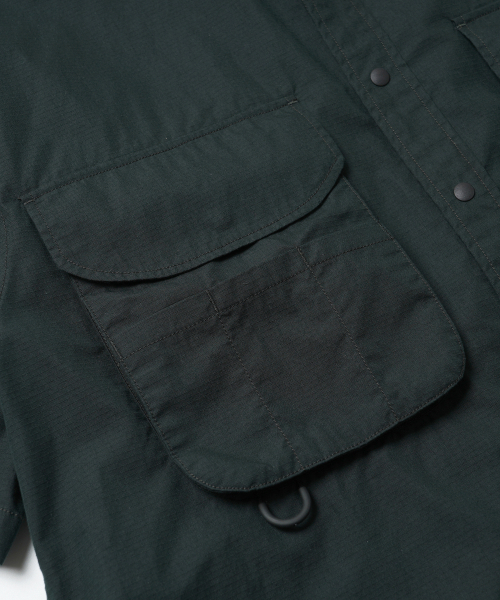 FRIZMWORKS（フリズムワークス）の「CN RIPSTOP FISHING HALF SHIRT _ DARK GREEN（シャツ/ブラウス・メンズ・その他・MEDIUM/LARGE）」の4枚目の写真
