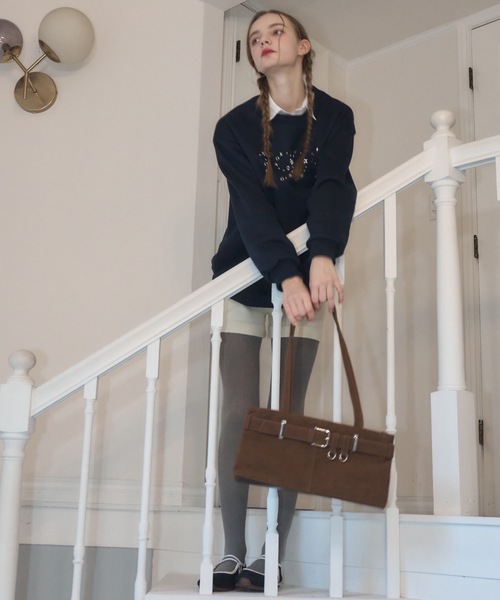 Birthday room（バースデイルーム）の「ベルトロングハンドルBAG / belt long handle bag（ショルダーバッグ・レディース・ブラック/ブラウン・FREE）」の12枚目の写真