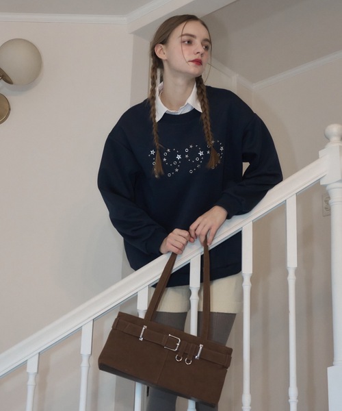 Birthday room（バースデイルーム）の「ベルトロングハンドルBAG / belt long handle bag（ショルダーバッグ・レディース・ブラック/ブラウン・FREE）」の13枚目の写真