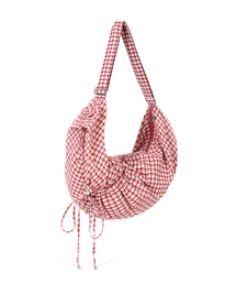 FENNEC（フェネック）の「LASSIE BAG - CHECK RED（メッセンジャーバッグ）」