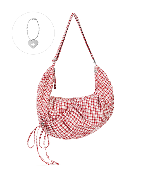 FENNEC（フェネック）の「LASSIE BAG - CHECK RED（メッセンジャーバッグ・レディース・その他・FREE）」の2枚目の写真
