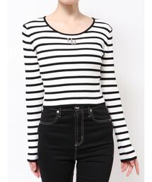 GYDA | GGプレートlong sleeveニットトップス(ニット/セーター)