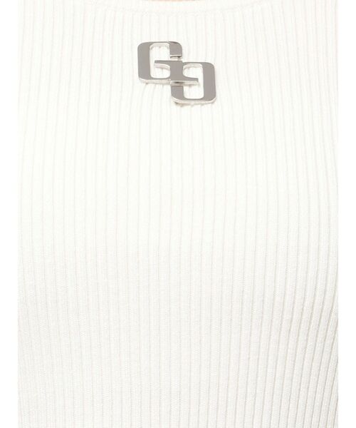 GYDA（ジェイダ）の「GGプレートlong sleeveニットトップス（ニット/セーター・レディース・ブラック/オフホワイト/その他1/シルバー・FREE）」の11枚目の写真