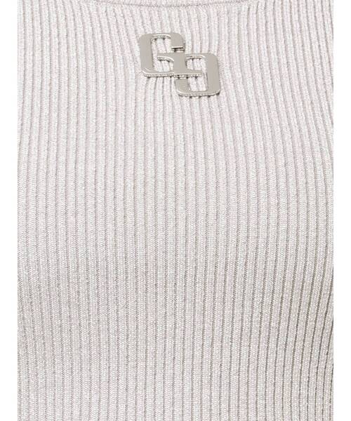 GYDA（ジェイダ）の「GGプレートlong sleeveニットトップス（ニット/セーター・レディース・ブラック/オフホワイト/その他1/シルバー・FREE）」の13枚目の写真