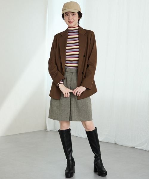 MISCH MASCH(ミッシュマッシュ)の「【 美脚 】厚底 プラットフォーム ストレッチ ロングブーツ /51503(ブーツ・レディース・ブラック/ブラウン・S/M/L/LL)」の15枚目の写真