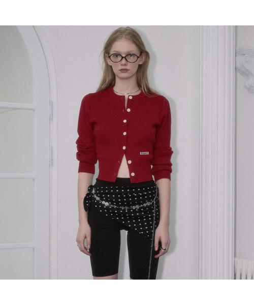 ROSEFRANTZ（ロゼフランツ）の「Soft Nut Button Cardigan [5color]（カーディガン/ボレロ・レディース・ライトグレー/スカイブルー/レッド/アイボリー/ミント・OS）」の5枚目の写真