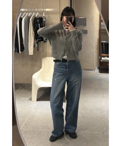 SIYAZU（シヤジュ）の「SIJN6058 ニュー ワイドデニム_Medium blue（デニムパンツ・レディース・ブルー・LARGE/MEDIUM/SMALL）」の5枚目の写真