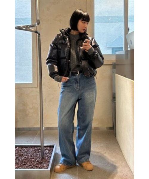 SIYAZU（シヤジュ）の「SIJN6058 ニュー ワイドデニム_Medium blue（デニムパンツ・レディース・ブルー・LARGE/MEDIUM/SMALL）」の4枚目の写真