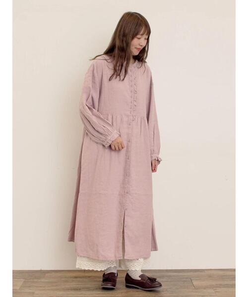 Samansa Mos2（サマンサ モスモス）の「[吸湿発熱]裾レースペチパンツ（その他パンツ・レディース・キナリ/ブラック/オフホワイト・F）」の13枚目の写真