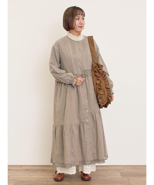 Samansa Mos2（サマンサ モスモス）の「[吸湿発熱]裾レースペチパンツ（その他パンツ・レディース・キナリ/ブラック/オフホワイト・F）」の18枚目の写真