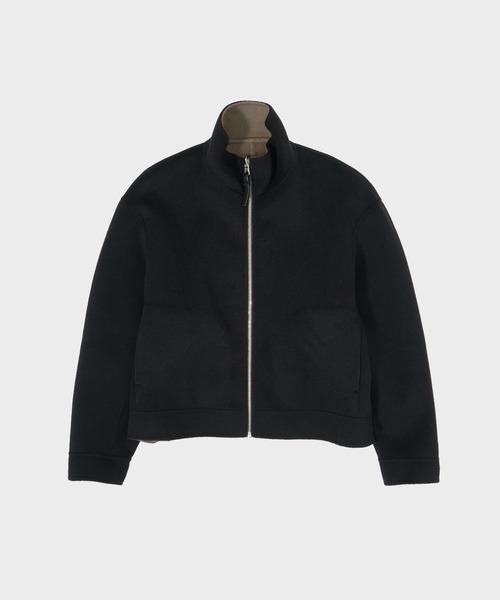 CASHMERE CASHMERE/カシミヤカシミヤ】CASHMERE REVERSIBLE STAND ZIP