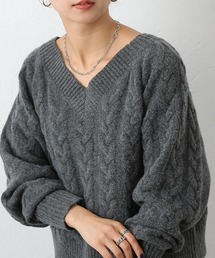 COLONY 2139 | 起毛ケーブルニットプルオーバー(ニット/セーター)