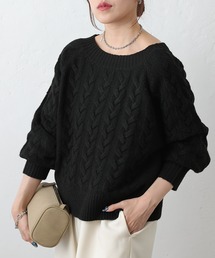 COLONY 2139 | 起毛ケーブルニットプルオーバー(ニット/セーター)