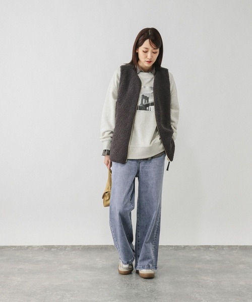 GLOBAL WORK(グローバルワーク)の「GOODデニムあったかイージーパンツ/599587(デニムパンツ・レディース・サックスブルー/ブルー・SMALL/MEDIUM/LARGE/X-SMALL)」の16枚目の写真