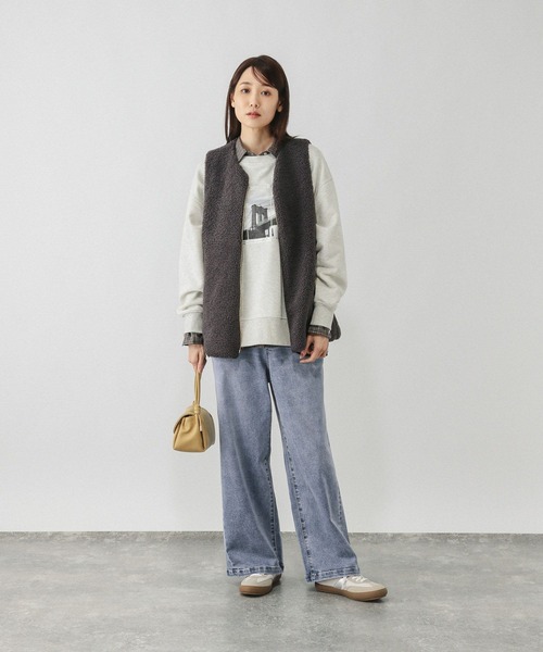 GLOBAL WORK(グローバルワーク)の「GOODデニムあったかイージーパンツ/599587(デニムパンツ・レディース・サックスブルー/ブルー・SMALL/MEDIUM/LARGE/X-SMALL)」の17枚目の写真