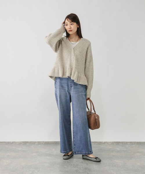 GLOBAL WORK(グローバルワーク)の「GOODデニムあったかイージーパンツ/599587(デニムパンツ・レディース・サックスブルー/ブルー・SMALL/MEDIUM/LARGE/X-SMALL)」の22枚目の写真