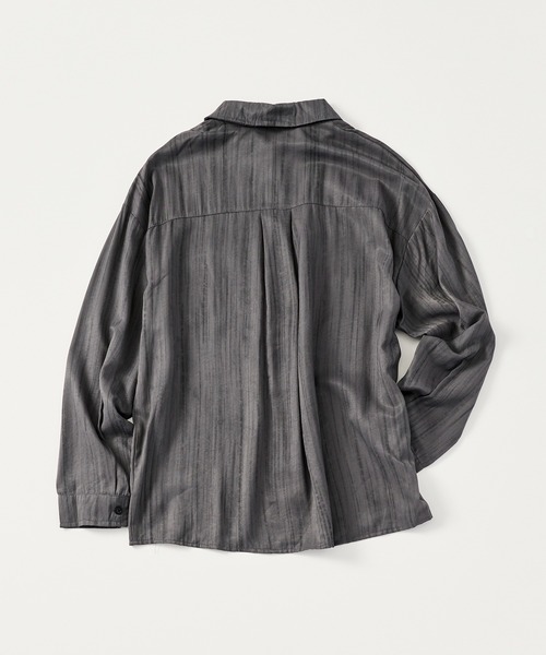 Confirm(コンファーム)の「【ZOZO限定】シャドウ ストライプ オーバーシャツ メンズ レディース ユニセックス(シャツ/ブラウス・メンズ・ブルー・M/L)」の11枚目の写真