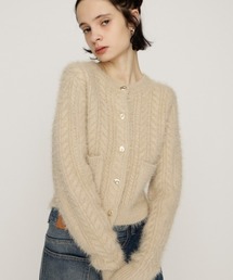 SLY | SHINY CABLE C/D シャイニー ケーブル カーディガン 秋服 冬服(カーディガン/ボレロ)