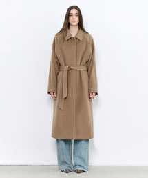 フェミニンバルマカンローブコート CAMEL