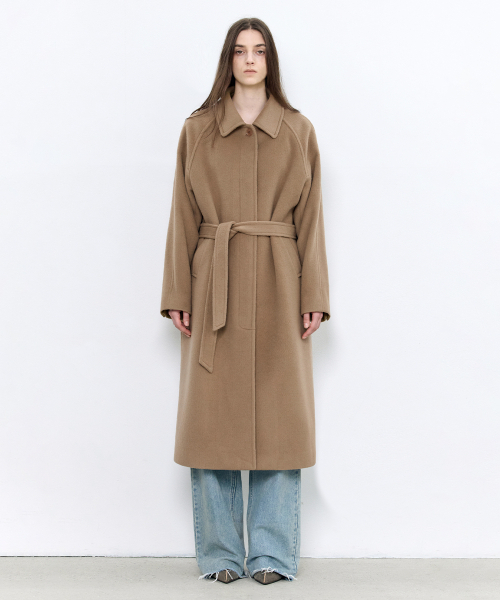 INSILENCE WOMEN(インサイレンスウーマン)の「フェミニンバルマカンローブコート CAMEL(チェスターコート・レディース・その他・X-SMALL/SMALL/MEDIUM)」の1枚目の写真
