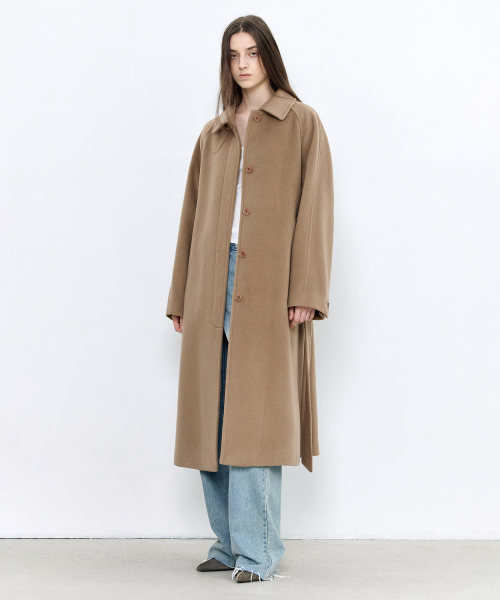 INSILENCE WOMEN(インサイレンスウーマン)の「フェミニンバルマカンローブコート CAMEL(チェスターコート・レディース・その他・X-SMALL/SMALL/MEDIUM)」の4枚目の写真