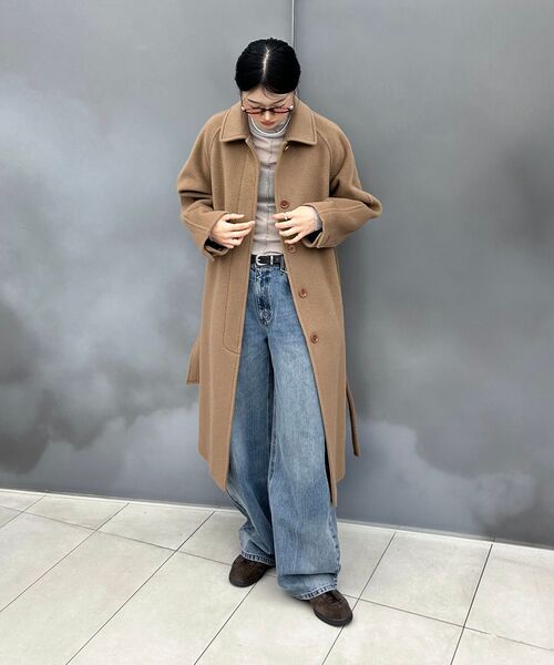 INSILENCE WOMEN(インサイレンスウーマン)の「フェミニンバルマカンローブコート CAMEL(チェスターコート・レディース・その他・X-SMALL/SMALL/MEDIUM)」の9枚目の写真