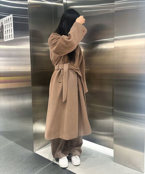 INSILENCE WOMEN(インサイレンスウーマン)の「フェミニンバルマカンローブコート CAMEL(チェスターコート・レディース・その他・X-SMALL/SMALL/MEDIUM)」の11枚目の写真