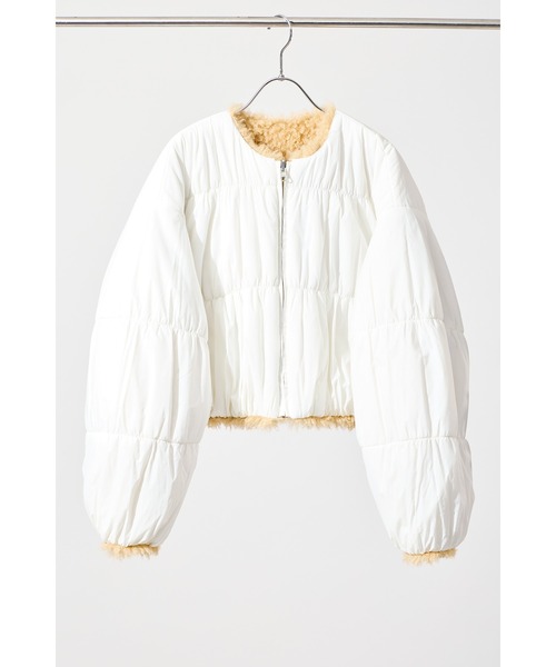 VERSEAU / ヴェルソー 】 チベットラムリバーシブルブルゾン 23720205