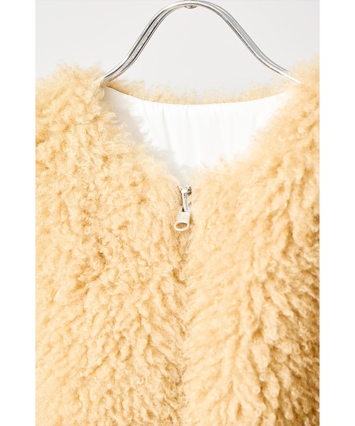 VERSEAU / ヴェルソー 】 チベットラムリバーシブルブルゾン 23720205