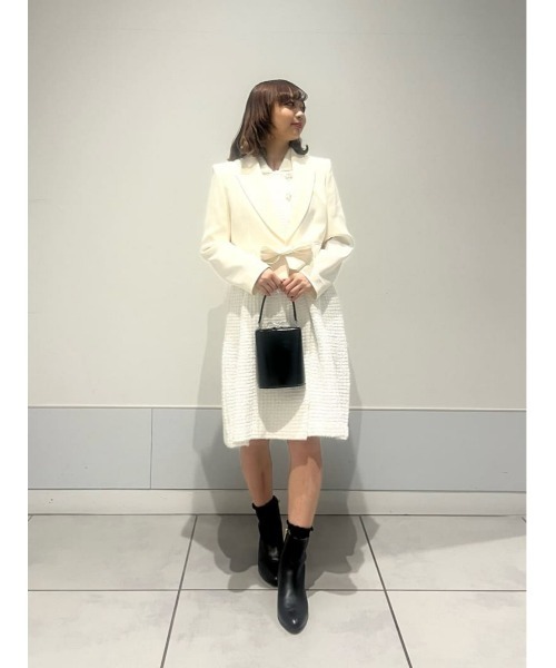 LOULOU WILLOUGHBY】ニットツィードワンピース（ワンピース）｜LOULOU