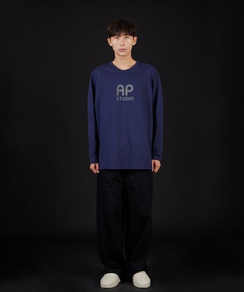 ASTRAL PROJECTION（アストラルプロジェクション）の「エイピーエイピー オーバーサイズ ロングスリーブTシャツ_ネイビー（Tシャツ/カットソー・メンズ・その他・LARGE/MEDIUM/X-LARGE/XX-LARGE）」の6枚目の写真