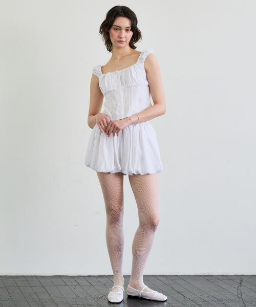 ARI（アリ）の「CUDDLY BALLOON SKIRT PANTS / WHITE（スカート・レディース・ホワイト・FREE）」の4枚目の写真