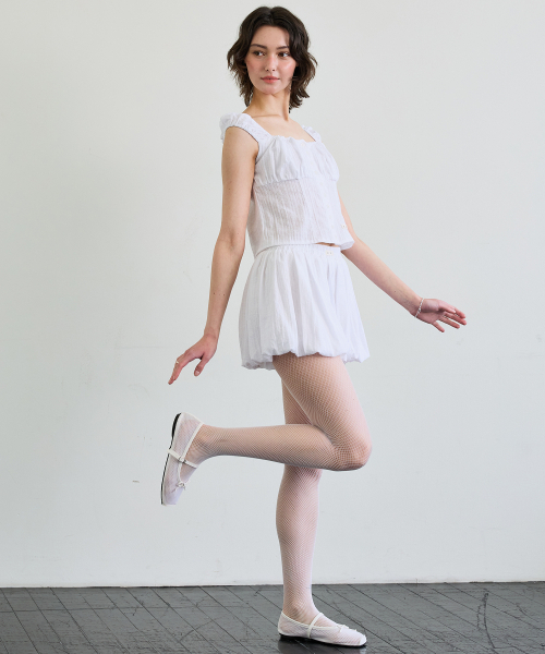 ARI（アリ）の「CUDDLY BALLOON SKIRT PANTS / WHITE（スカート・レディース・ホワイト・FREE）」の5枚目の写真