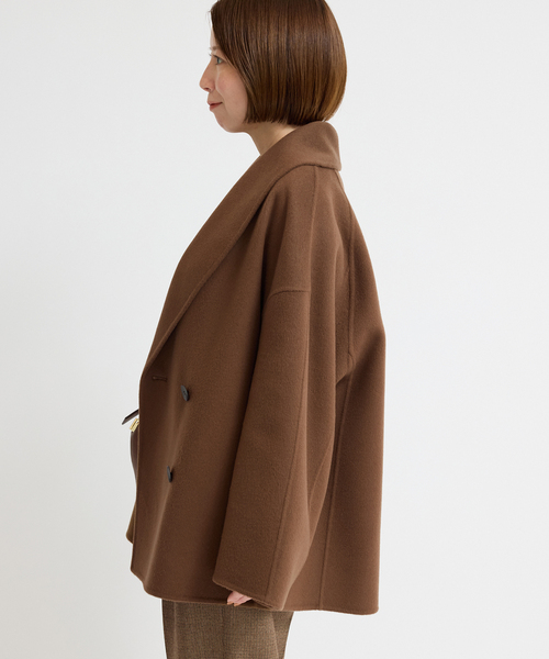 追加2》Super160 ショールカラーハーフコート（その他アウター）｜IENA