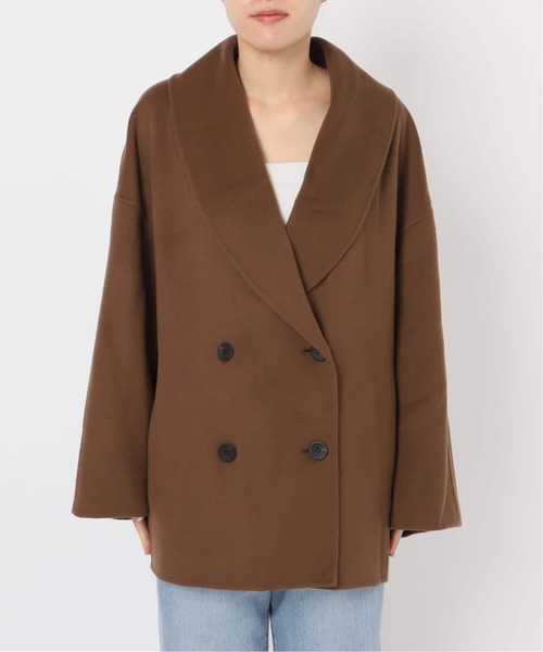 追加2》Super160 ショールカラーハーフコート（その他アウター）｜IENA