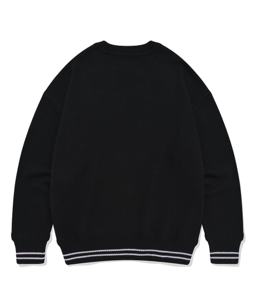 COVERNAT(カバーナット)の「Cロゴクルーネックニットブラック(ニット/セーター・レディース・その他・MEDIUM/LARGE/X-LARGE/XX-LARGE/X-SMALL/SMALL)」の2枚目の写真