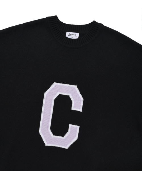 COVERNAT(カバーナット)の「Cロゴクルーネックニットブラック(ニット/セーター・レディース・その他・MEDIUM/LARGE/X-LARGE/XX-LARGE/X-SMALL/SMALL)」の3枚目の写真