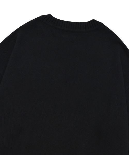 COVERNAT(カバーナット)の「Cロゴクルーネックニットブラック(ニット/セーター・レディース・その他・MEDIUM/LARGE/X-LARGE/XX-LARGE/X-SMALL/SMALL)」の4枚目の写真