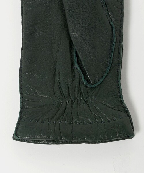 UNITED ARROWS（ユナイテッドアローズ）の「＜PIERO RESTELLI＞ディアスキン ラインド グローブ（手袋・メンズ・ダークブラウン/ブラック/ダークグリーン・8h/8/7h）」の10枚目の写真