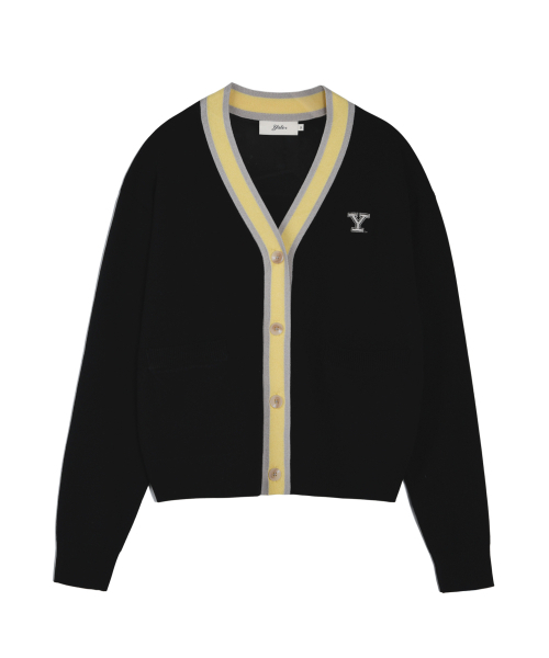 YALE（イェール）の「カレッジシンボルワッペンカーディガン_ブラック（カーディガン/ボレロ・レディース・その他・SMALL/MEDIUM）」の2枚目の写真